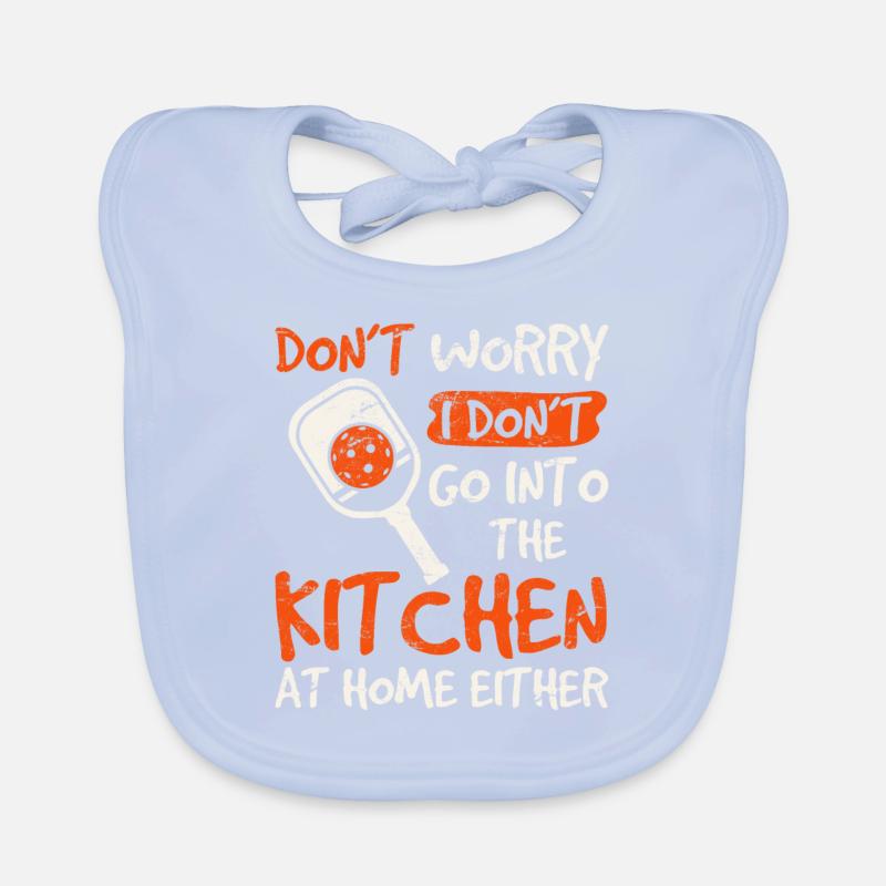 Funny Pickleball Humor Pickleball Kitchen Pickleba Baby Bio-Lätzchen