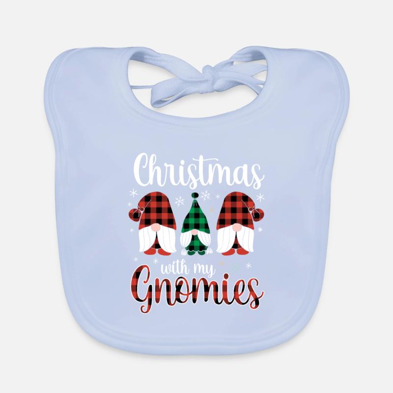 Noël avec mes gnomies Bavoir bio Bébé
