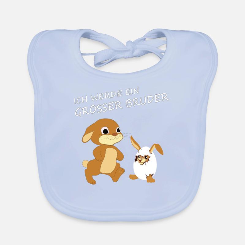 Geschenkidee zur Geburt großer Bruder Baby Bio-Lätzchen