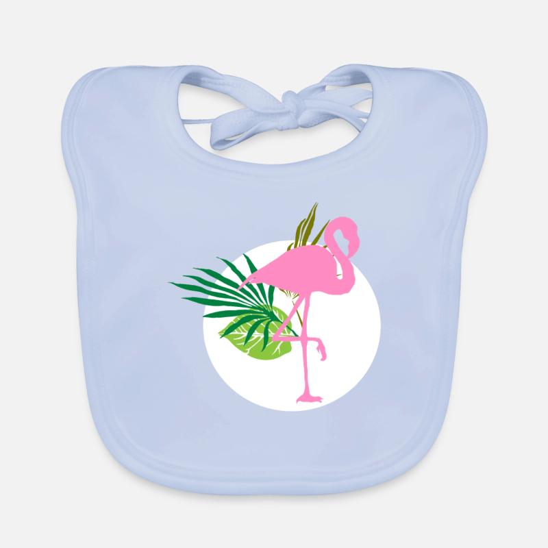Flamingo Baby Bio-Lätzchen