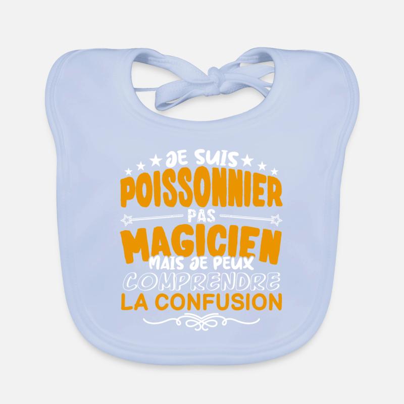 Poissonnier | Poissonnier pas Magicien | Meilleur Bavoir bio Bébé