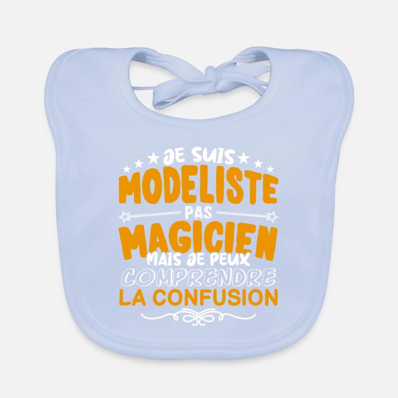 Modeliste | Modeliste pas Magicien | Meilleur Mode Bavoir bio Bébé