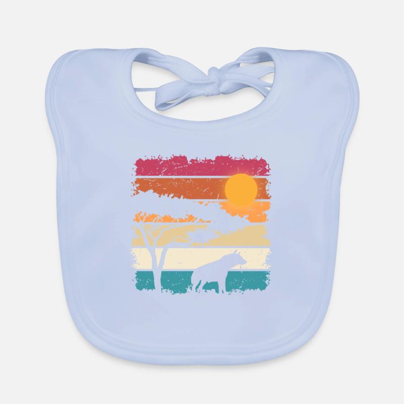 Vintage Hyäne Baby Bio-Lätzchen