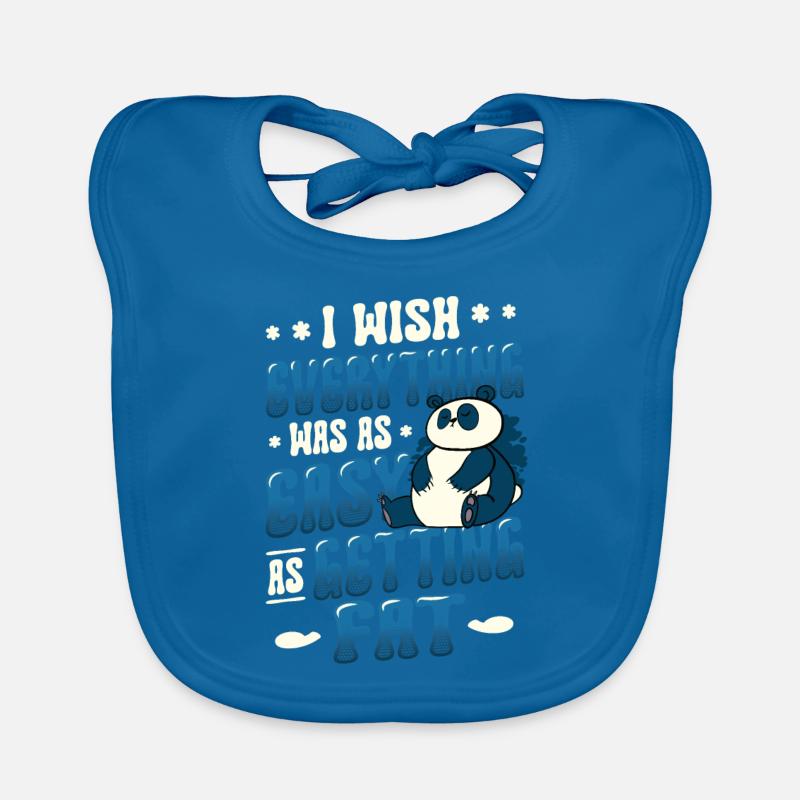 Self-irony overweight in fat Organic Baby Bibs