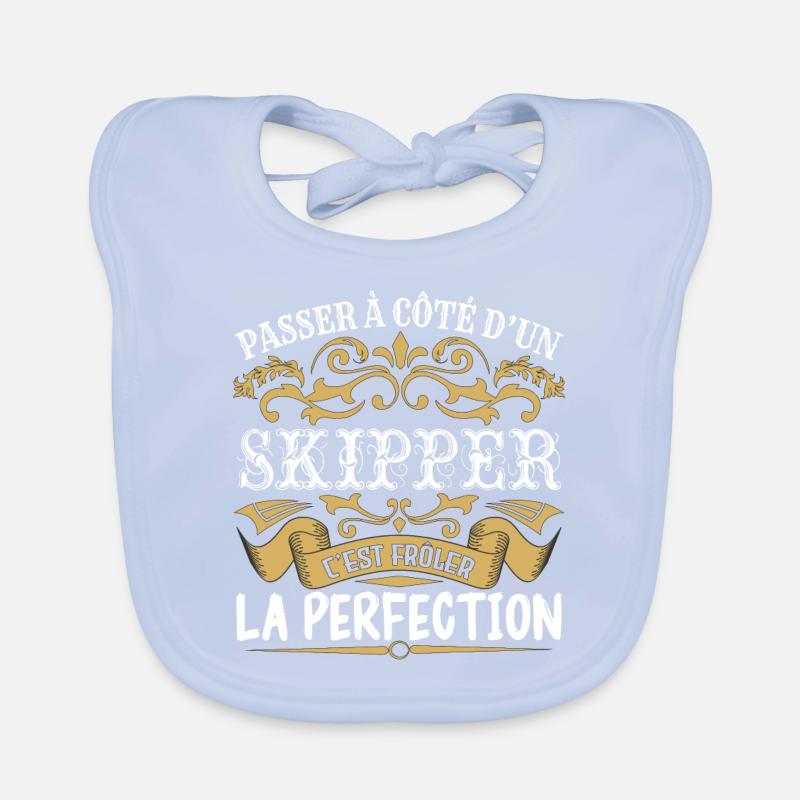 Le Meilleur Skipper | Skipper à la perfection Bavoir bio Bébé
