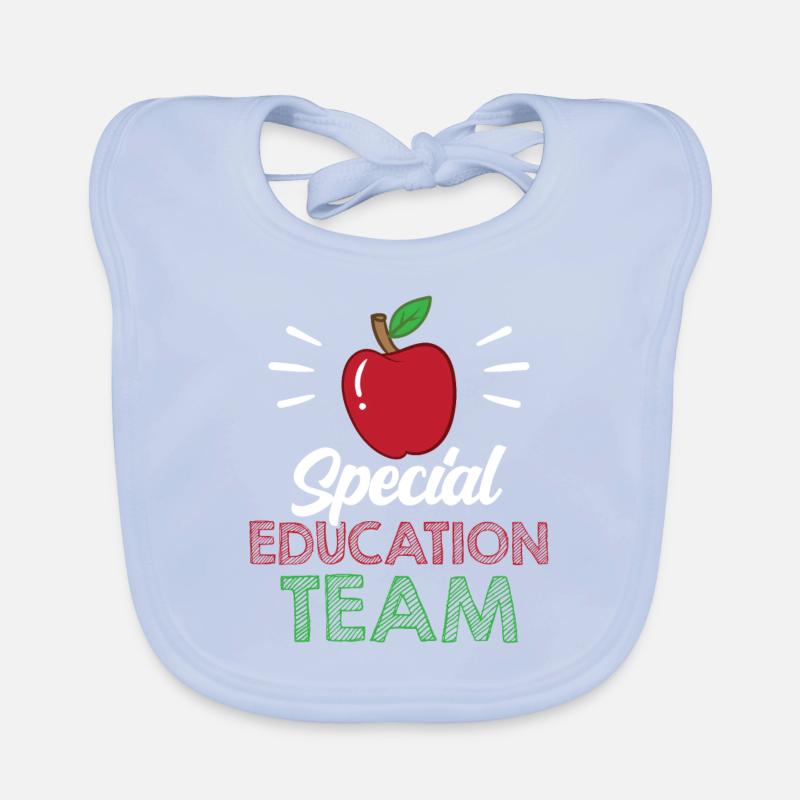 Équipe d’éducation spécialisée Profession d’enseignant en éducation spécialisée Bavoir bio Bébé