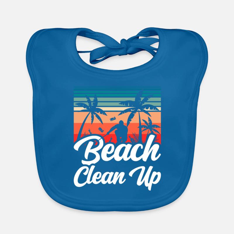 Beach Cleanup Beaches Beach Beach Clean Up Organic Baby Bibs