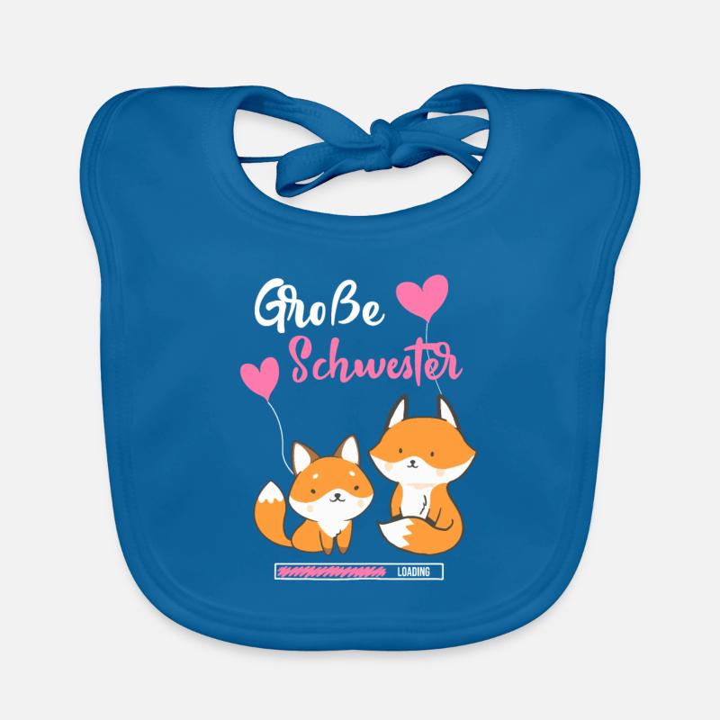 Große Schwester Lädt Baby Bio-Lätzchen