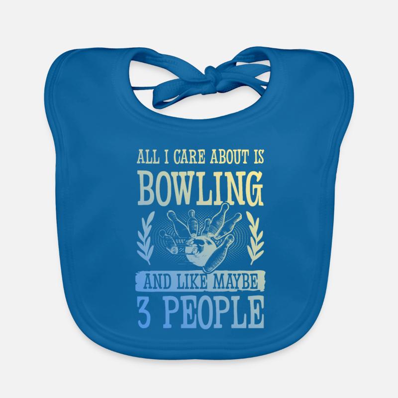 Bowling drôle de dicton Bavoir bio Bébé