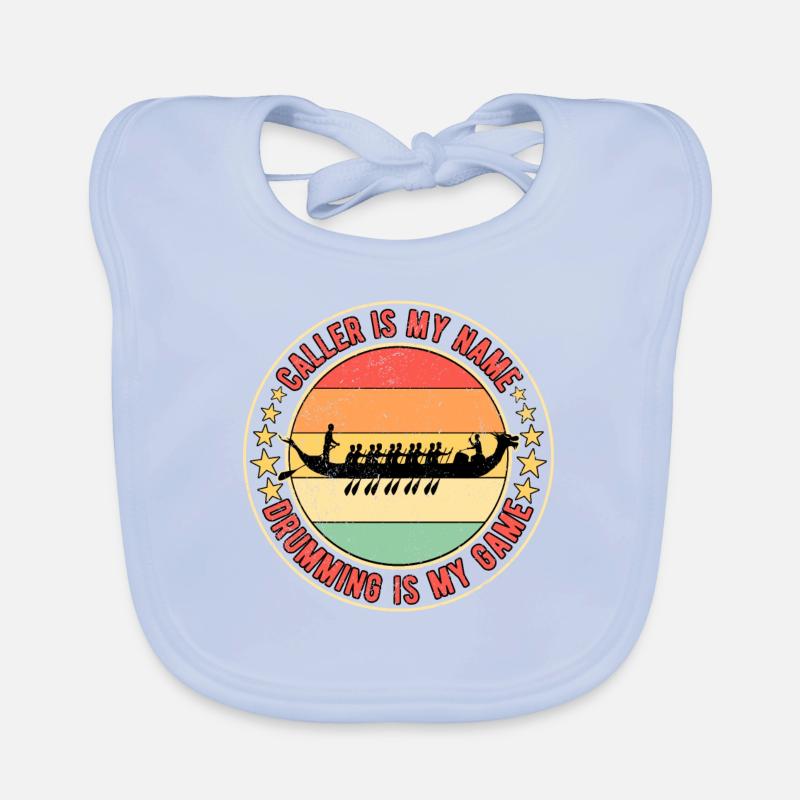 Drachenbootrennen Drachenboot Drums Baby Bio-Lätzchen