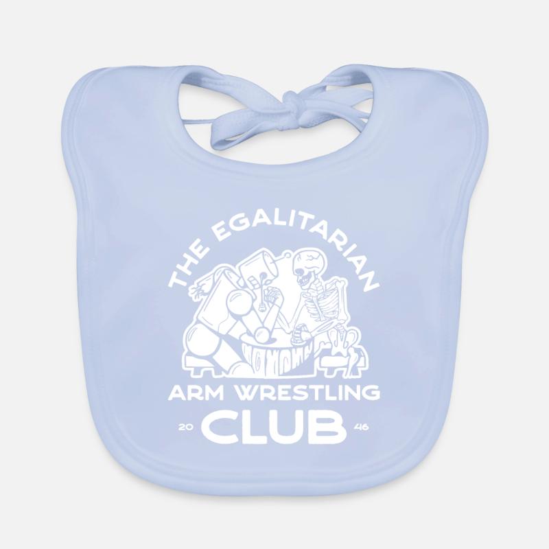 Bras de fer – 2 Bavoir bio Bébé