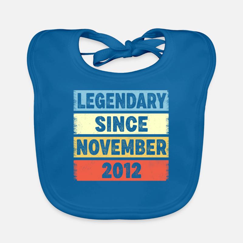 10 Years Old Legendary Since November 2012 10th Organic Baby Bibs
