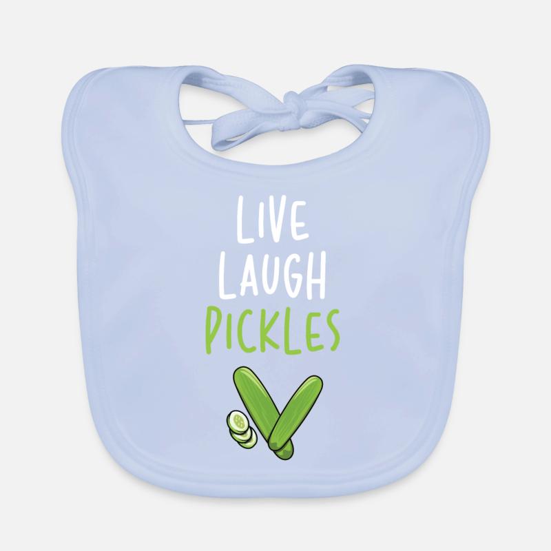 Cornichons de rire en direct Bavoir bio Bébé