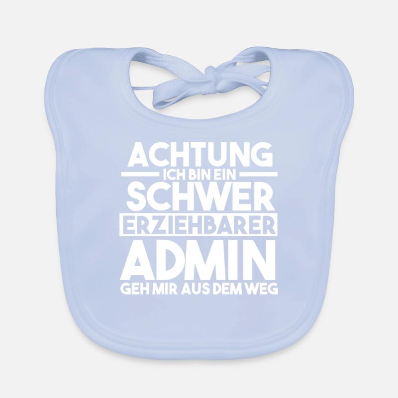 Administrator Informatiker Programmierer Admin Baby Bio-Lätzchen