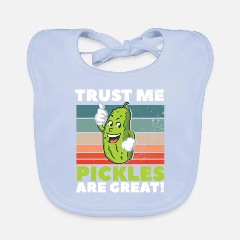 Croyez-moi Les cornichons sont super Bavoir bio Bébé