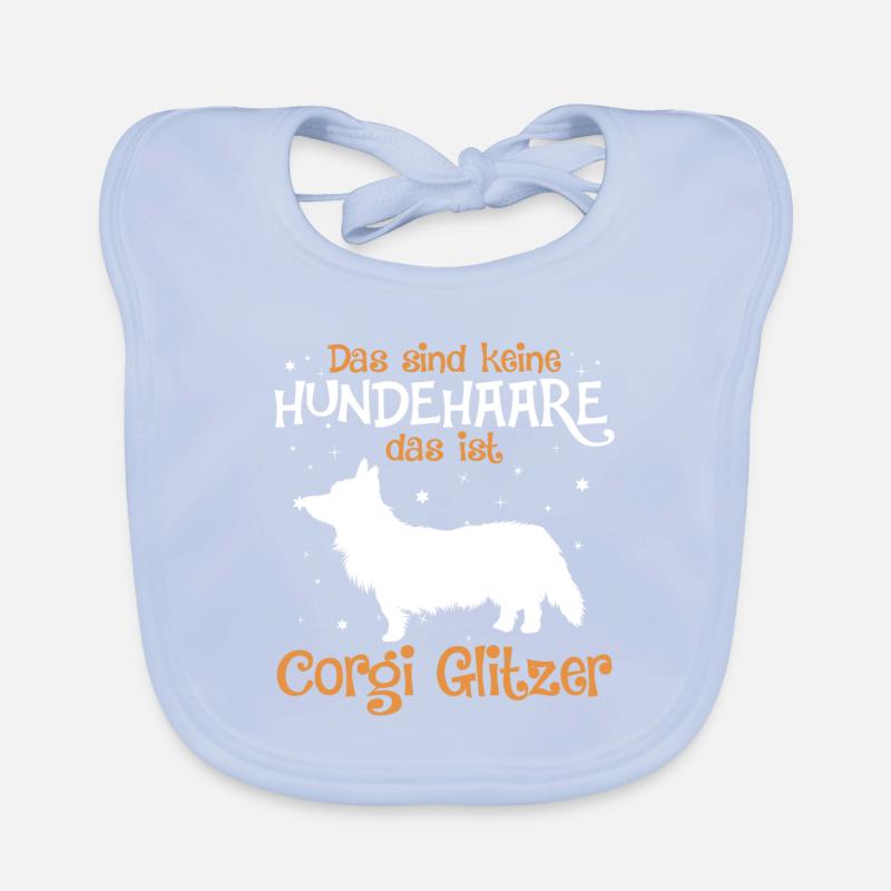 Corgi Geschenk Hunde Baby Bio-Lätzchen