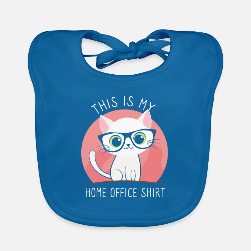 Ceci est mon chat de bureau à domicile Bavoir bio Bébé