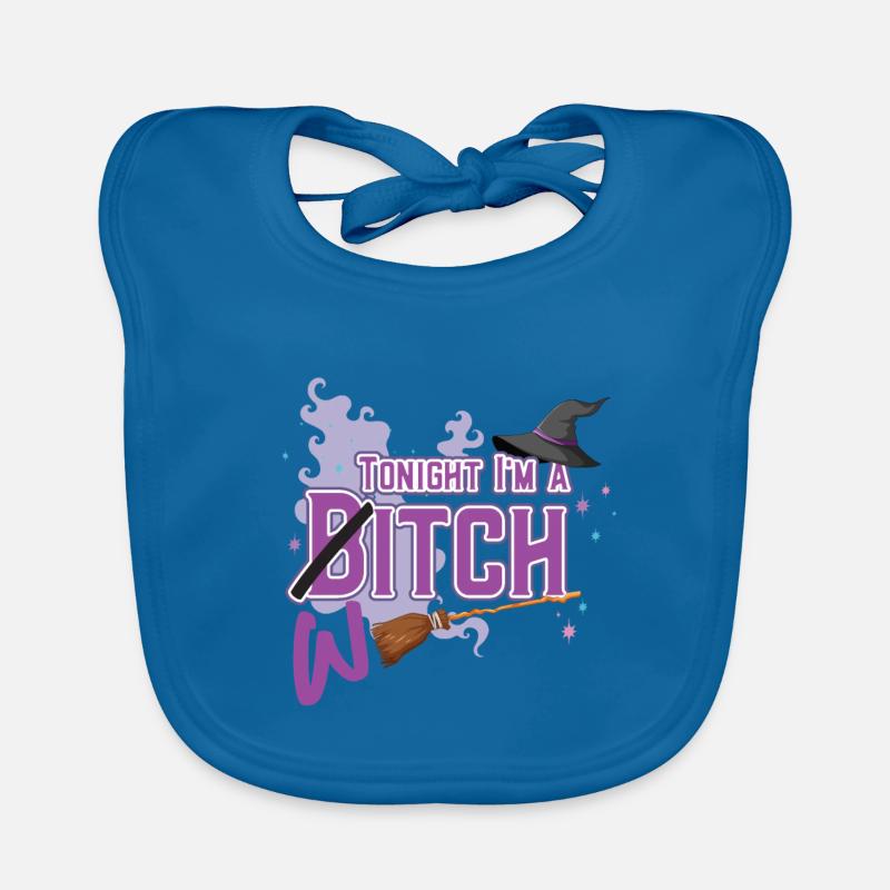 Ce soir, I M A Witch Bavoir bio Bébé