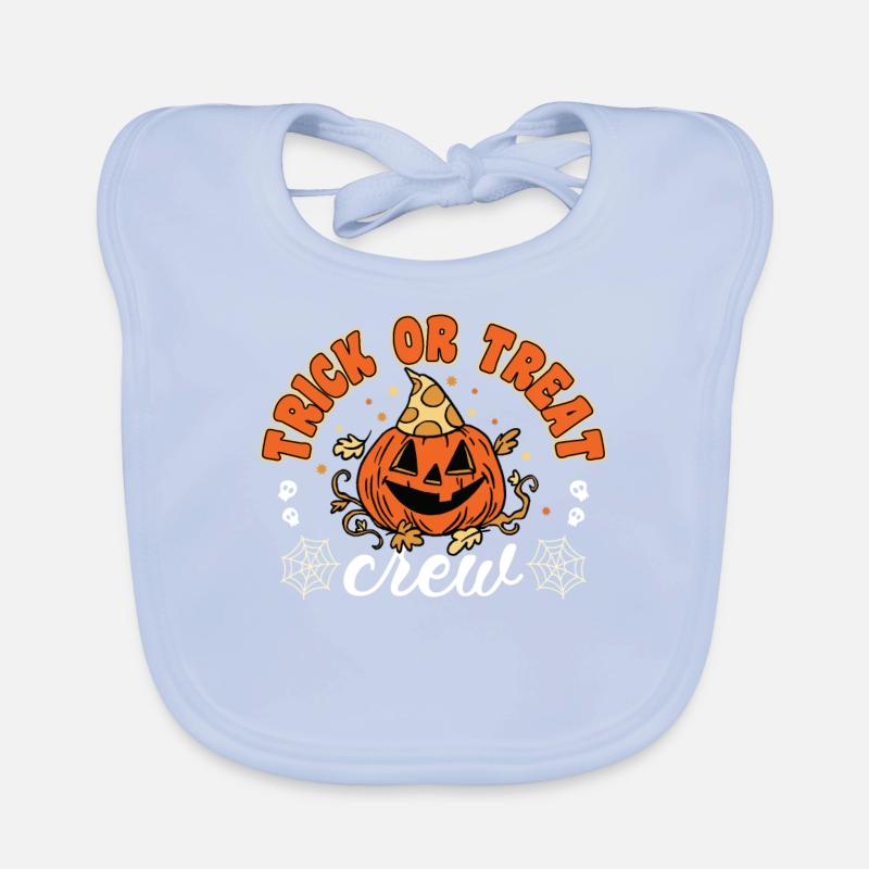Trick Or Treat Crew Pumpkin Bavoir bio Bébé