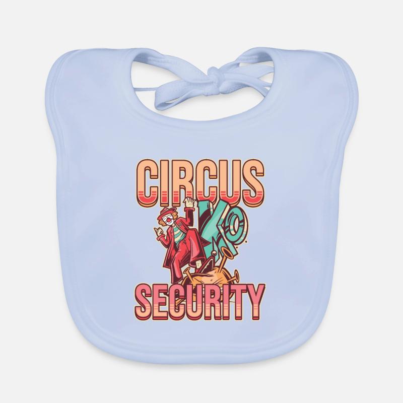 Circus Security Baby Bio-Lätzchen