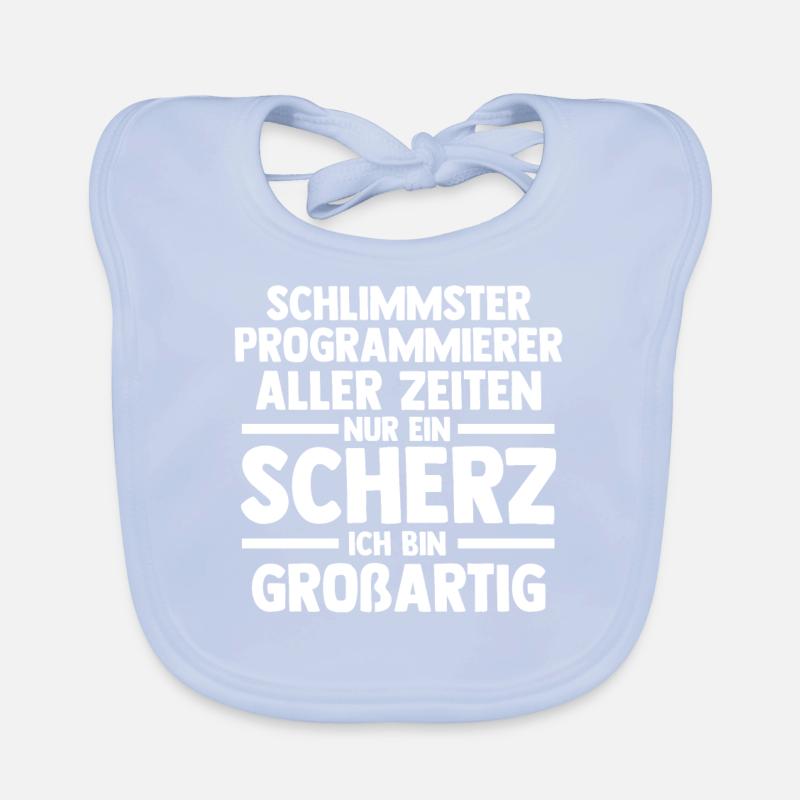 Programmieren Entwickler Coder Programmierer Baby Bio-Lätzchen