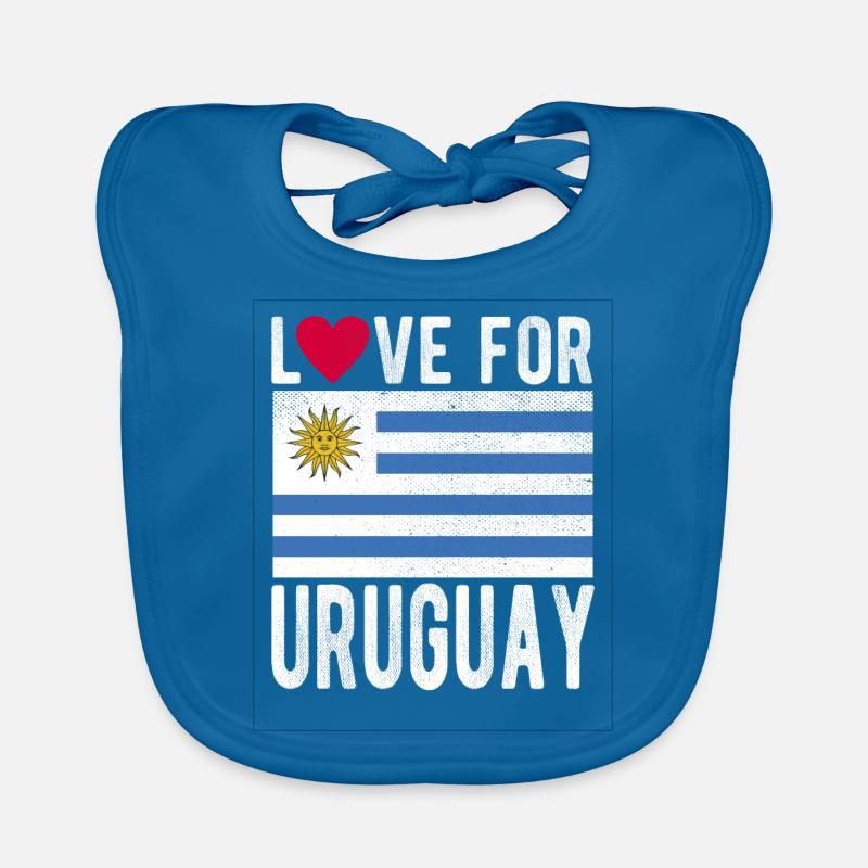 Drapeau de l’Uruguay Bavoir bio Bébé