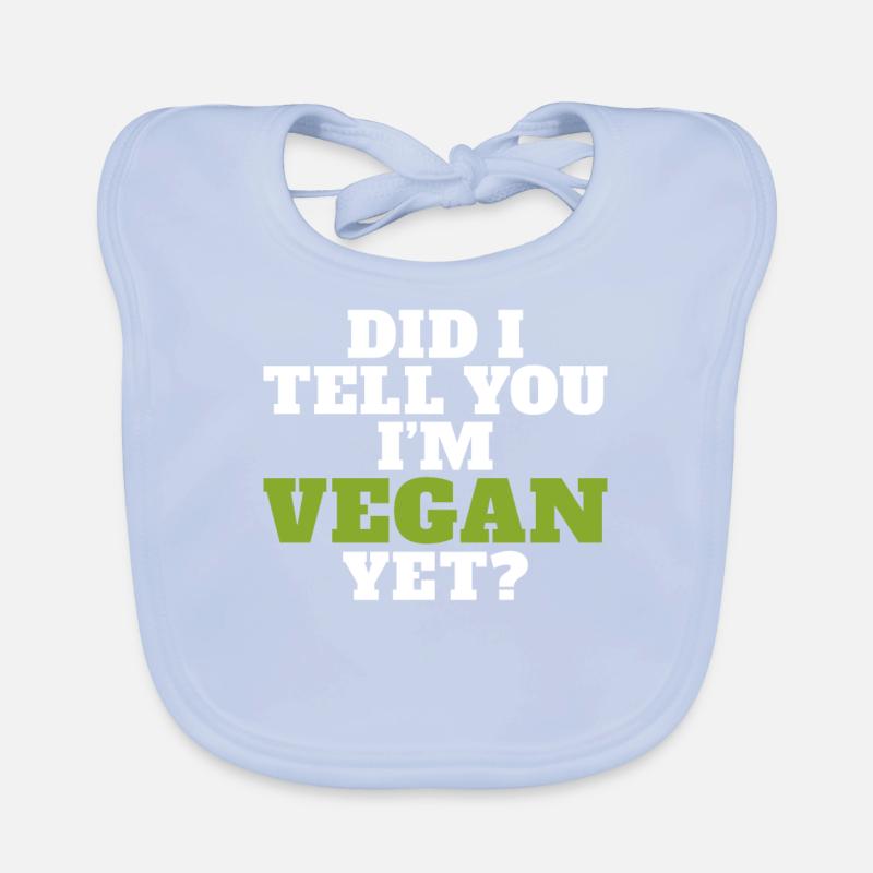 Veggie Lover Vegan Gift Organic Baby Bibs