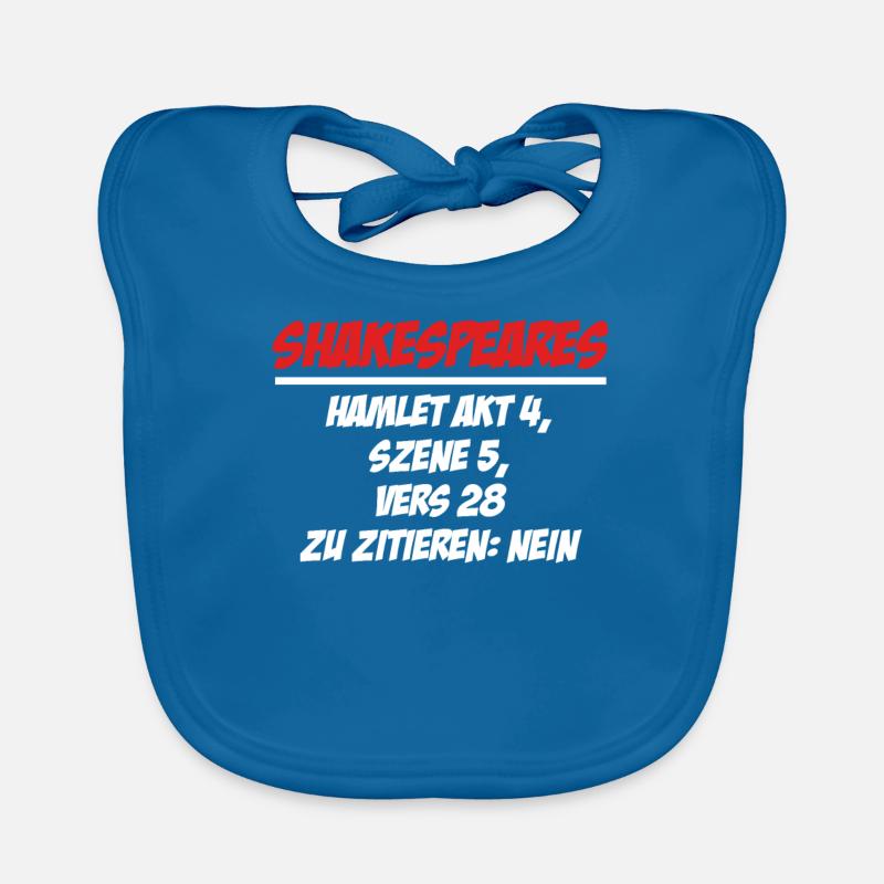 Schwarzer Humor Ironie Baby Bio-Lätzchen