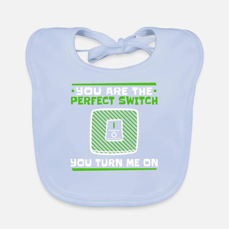 Electrician Electronics technician Construction electrician Organic Baby Bibs