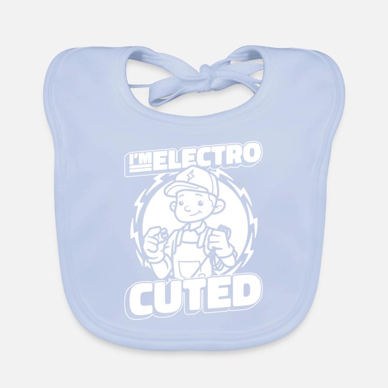 Électricien Technicien en électronique Électricien de construction Bavoir bio Bébé