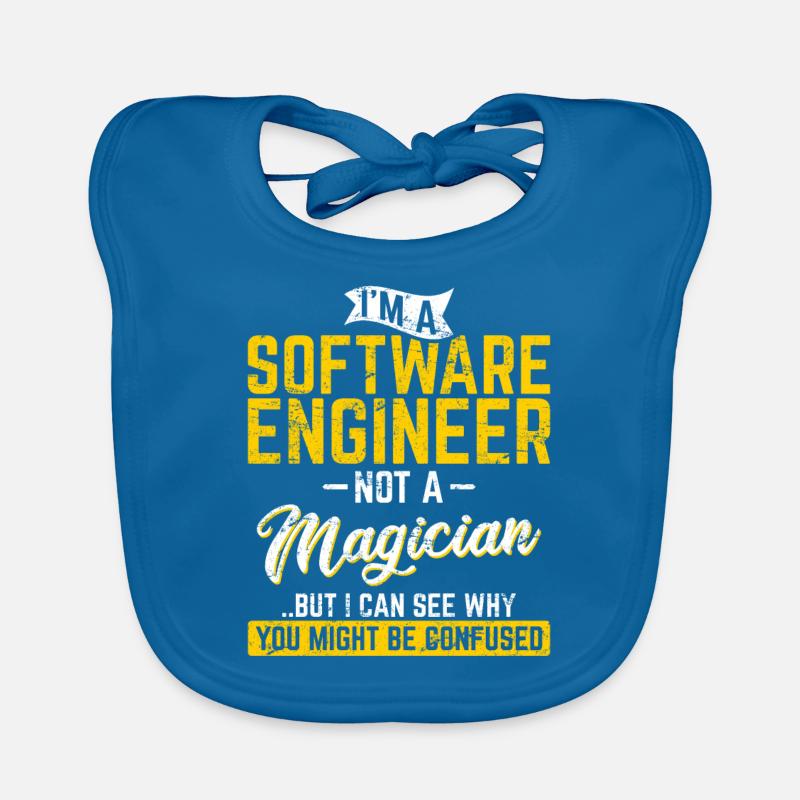 Software Engineer Not A Magician Programmer Develo Baby Bio-Lätzchen