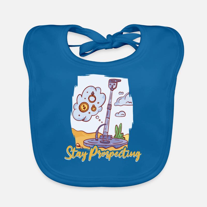 Prospectors Digging Treasure Organic Baby Bibs