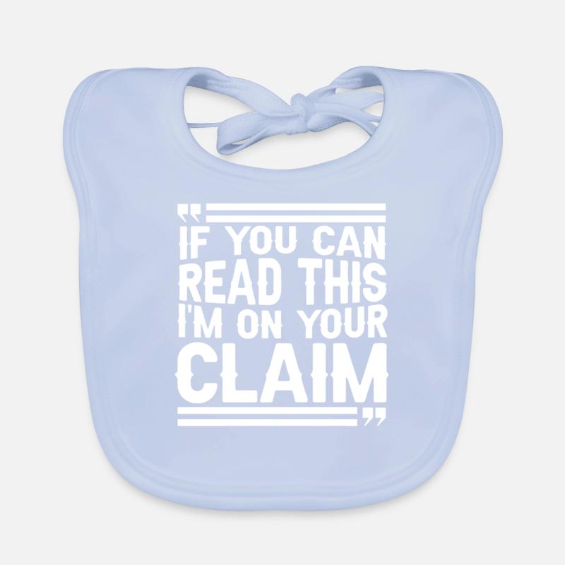 Prospectors Digging Treasure Organic Baby Bibs