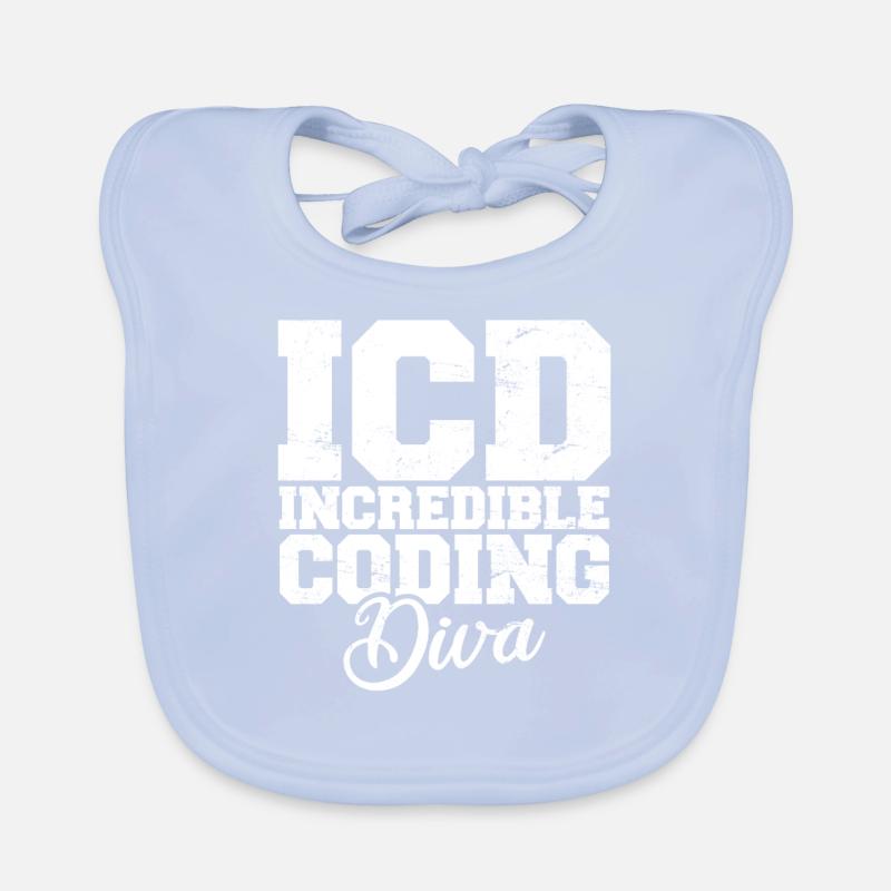 Funny Medical Coder Billing Incredible Coding Diva Baby Bio-Lätzchen