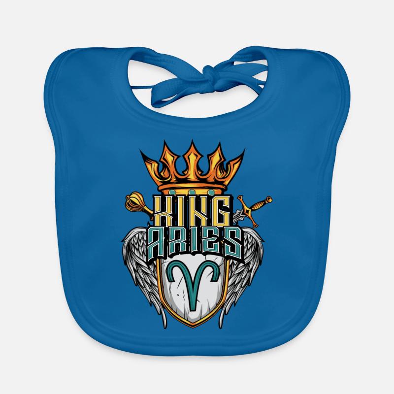 Widder Sternzeichen Baby Bio-Lätzchen