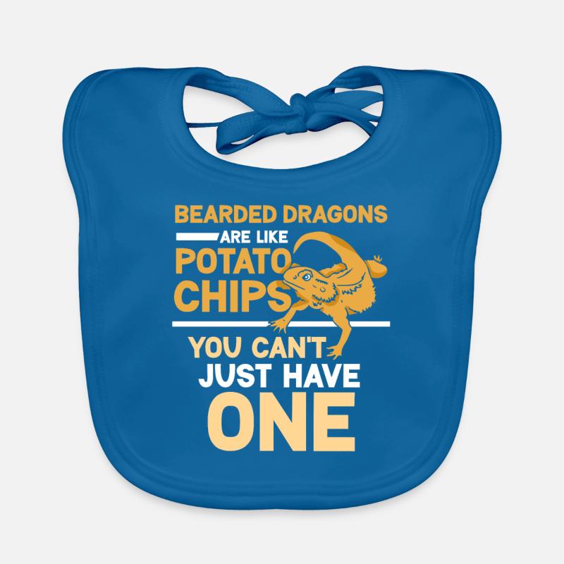 Bearded Dragons are like potato chips Baby Bio-Lätzchen