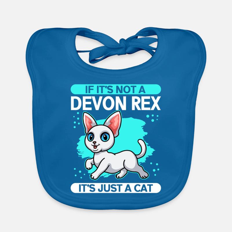 Devon Rex Katze Katzenbesitzer Katzen Geschenk Baby Bio-Lätzchen