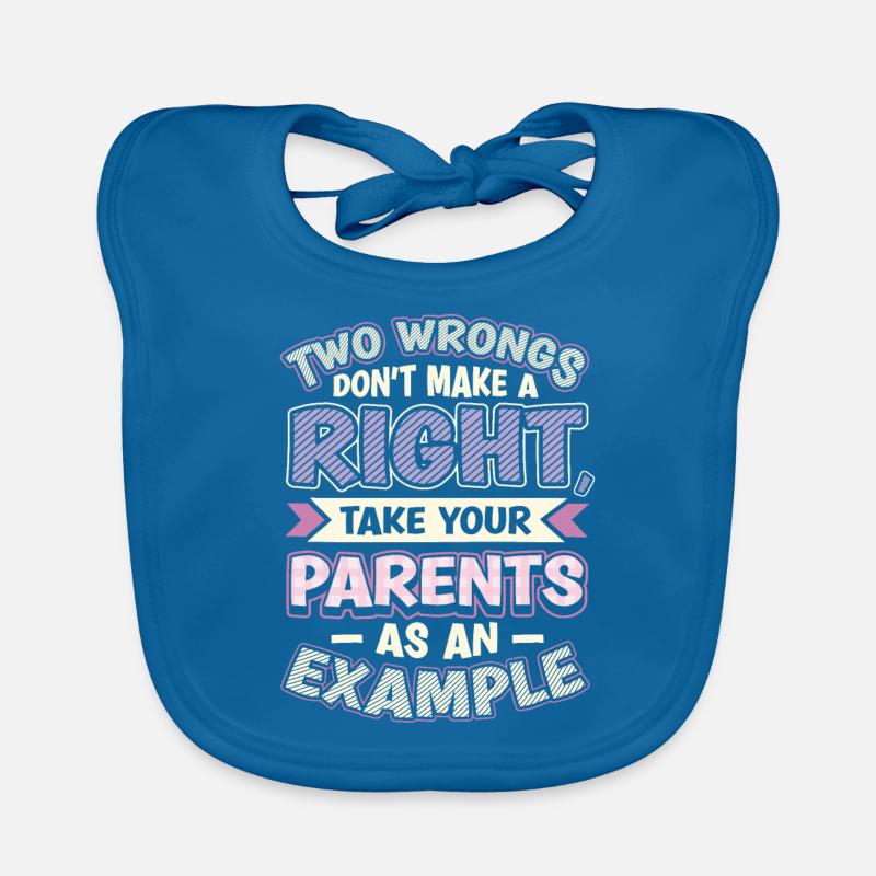 Two injustices do not make a right. Organic Baby Bibs