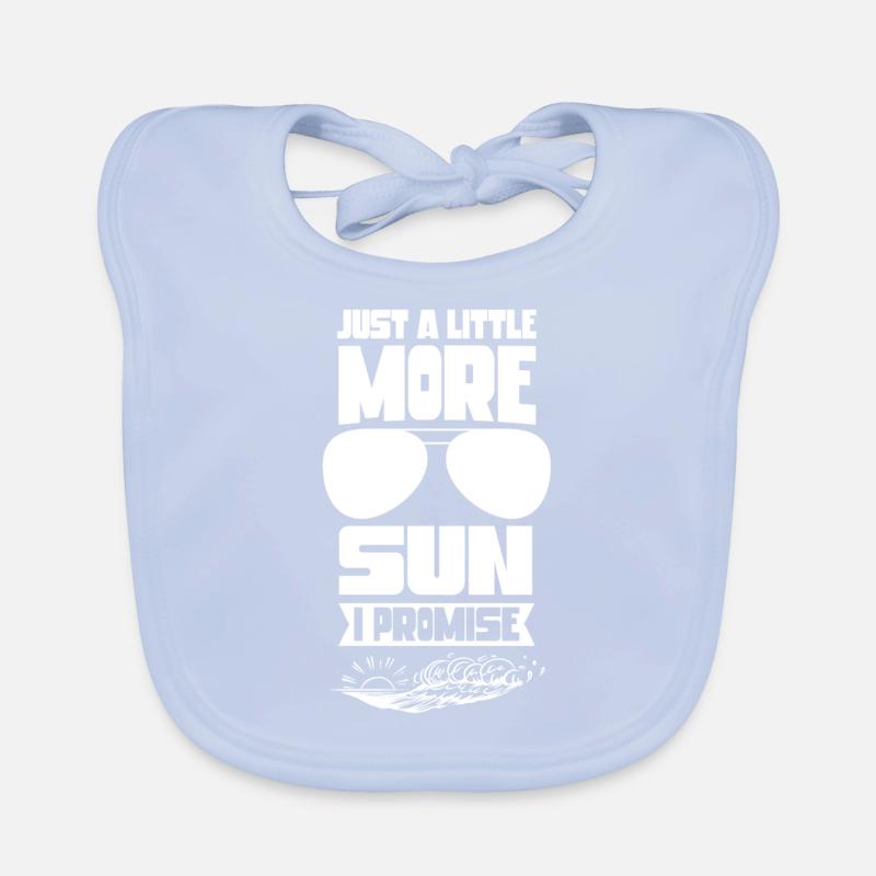 Juste un peu plus de plage promise au soleil Bavoir bio Bébé