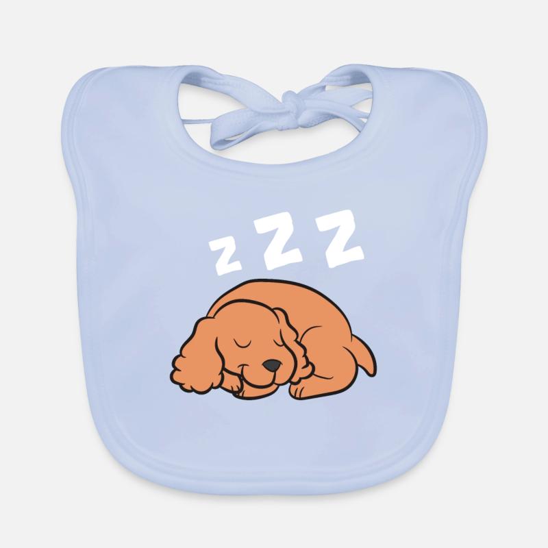 Cocker Spaniel Chien Dormant Pyjama Cocker Bavoir bio Bébé