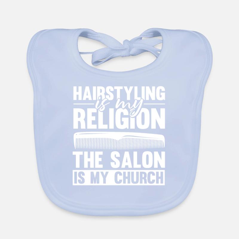 Coiffeur Coiffeur Coiffeur Bavoir bio Bébé