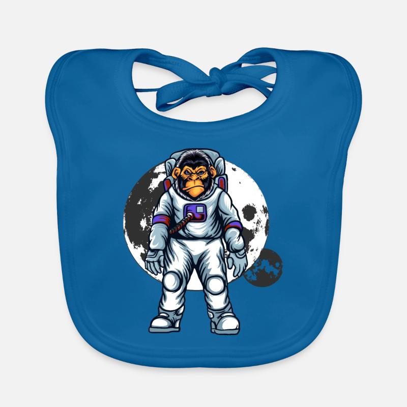 Vestito Star Monkey Bavaglino ecologico per neonato