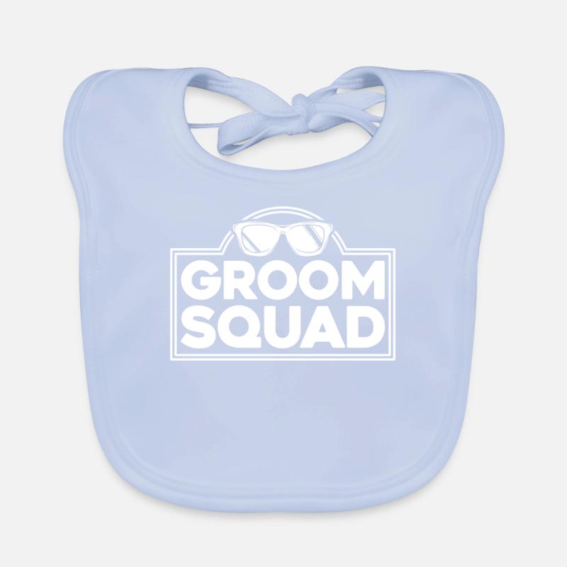 Groom Squad Organic Baby Bibs