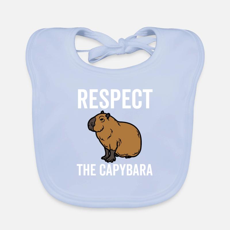 Respectez le Capybara Bavoir bio Bébé