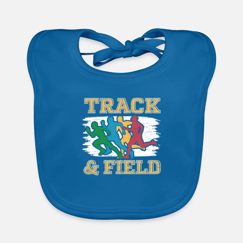 Runner Running Sport Game Athletics Organic Baby Bibs