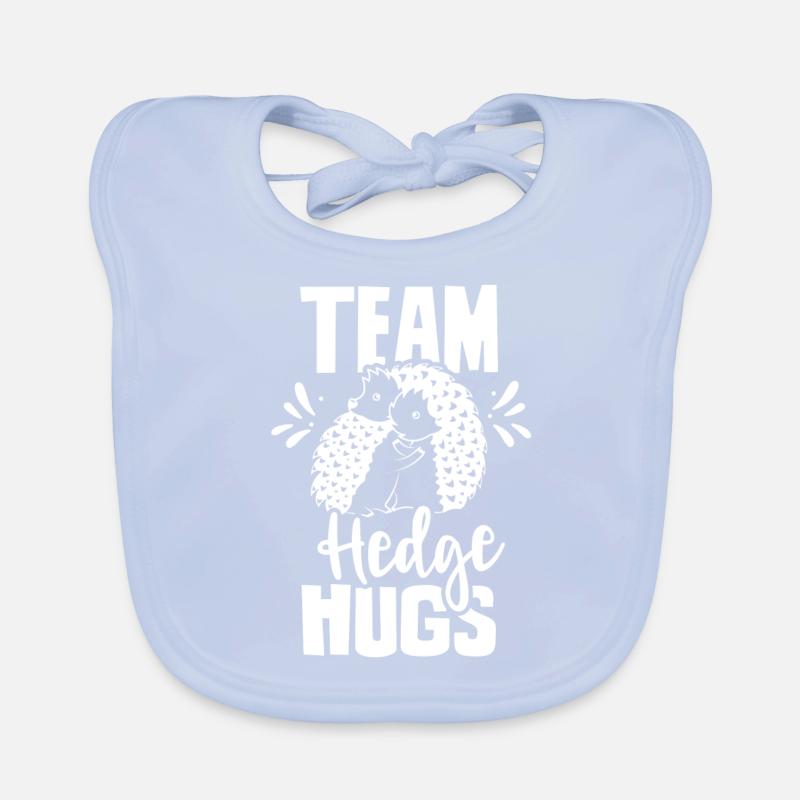 Team Hedgehog Cute Dictons Pet Bavoir bio Bébé