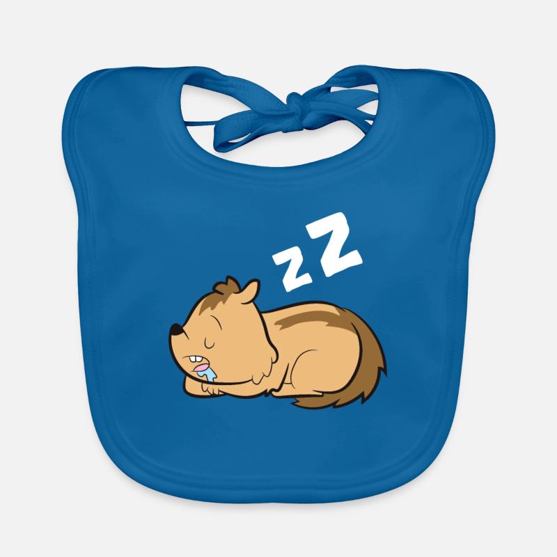 Chipmunk Tired Chipmunk Pajamas Bavoir bio Bébé