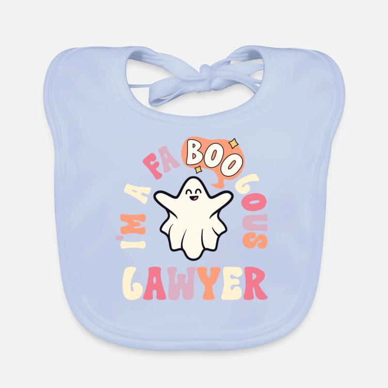 Faboolous Anwalt Retro Halloween Anwalt Baby Bio-Lätzchen