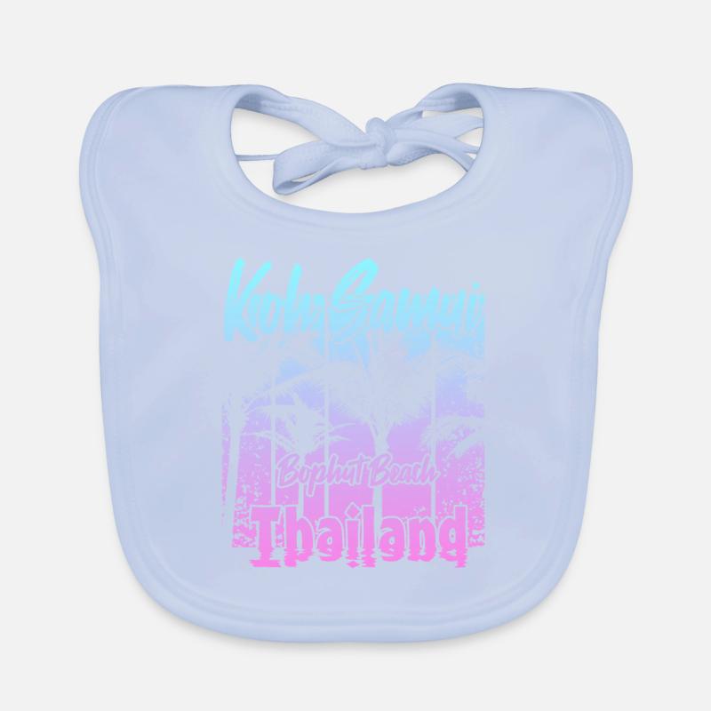 Koh Samui Thailand Bophut Beach Organic Baby Bibs