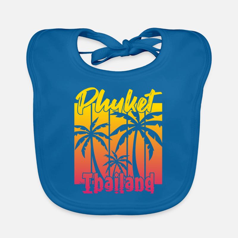 Phuket Thaïlande Coucher de soleil Bavoir bio Bébé
